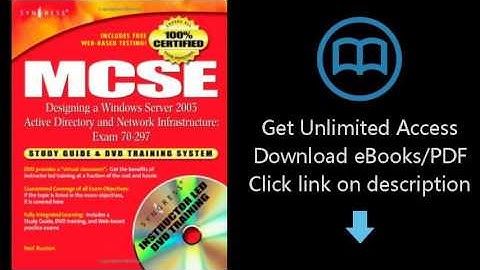 Download MCSE Designing a Windows Server 2003 Active Directory & Network Infrastructure: Exam 70 PDF