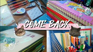 Tui đã COME BACK ?! _unboxing,dọn dẹp bàn học💦 | Bonnie🐰