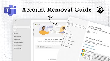 How to remove an account from microsoft teams