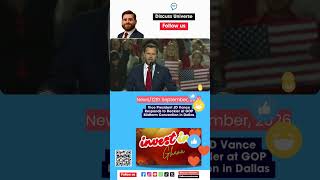 Vice President JD Vance Responds to Heckler at GOP Midterm Convention in Dallas | DISCUSS