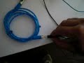 PRUEBA DE CABLE COAXIAL DE AUDIO