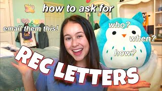 HOW TO ASK FOR REC LETTERS: which teachers to ask + detailed email walkthrough! || CAPS PART 1 by Jillian Goldberg 25,635 views 3 years ago 7 minutes, 7 seconds