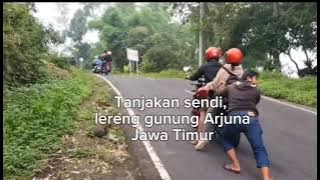 tanjakan ekstrim lereng gunung arjuna #tanjakanextreme #tanjakansendi#jawatimur
