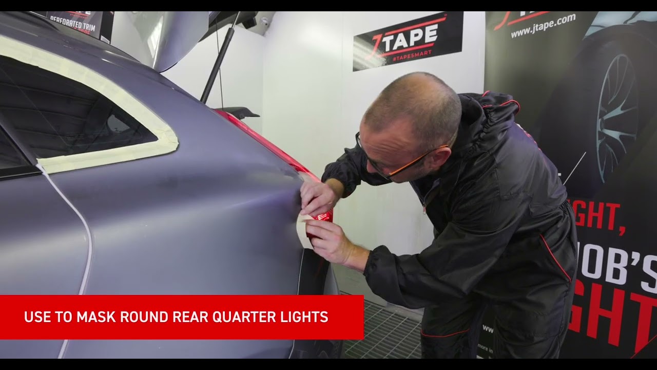 JTAPE 1055 Perforated Trim Masking Tape || How To Use