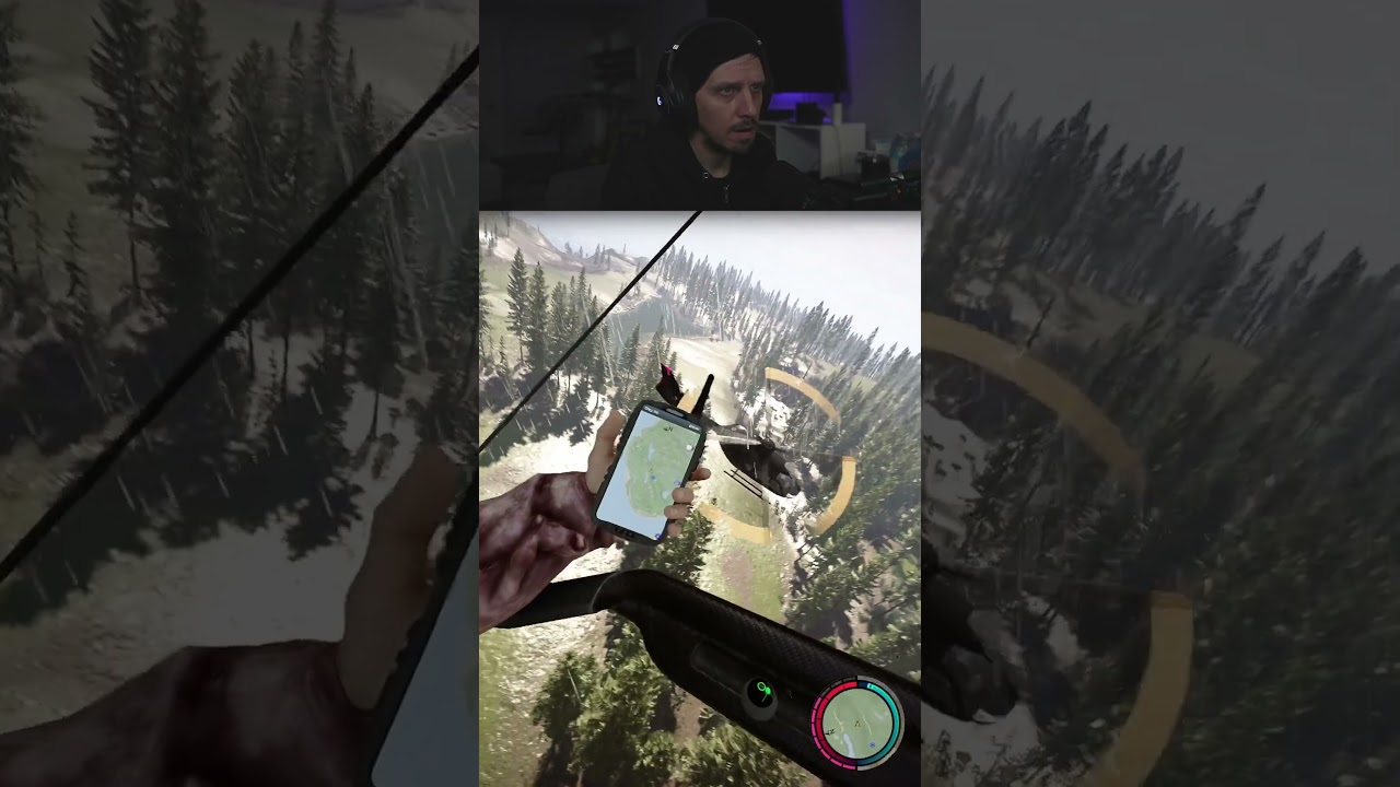 Challenging a helicopter in Sons of the Forest