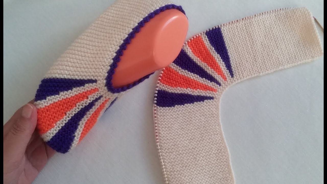 iki şiş ile patik modeli yapılışı /bayan patik modelleri yapılışı YouTube