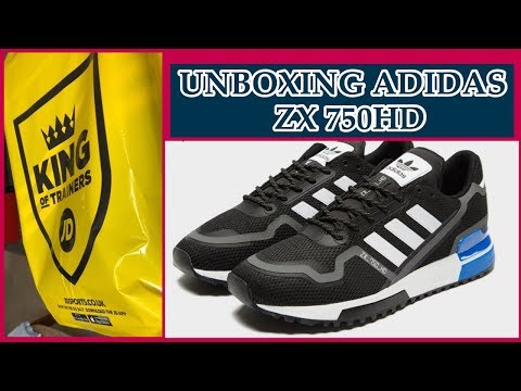 adidas ZX 750 HD SEMI ASMR unboxing\u0026TRY ON(no talking) - YouTube