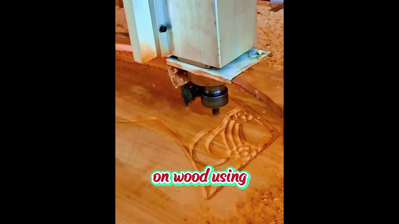 How to make complex designs on wood using CNC mach 