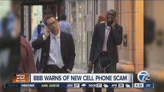 BBB warns of new cell phone scam