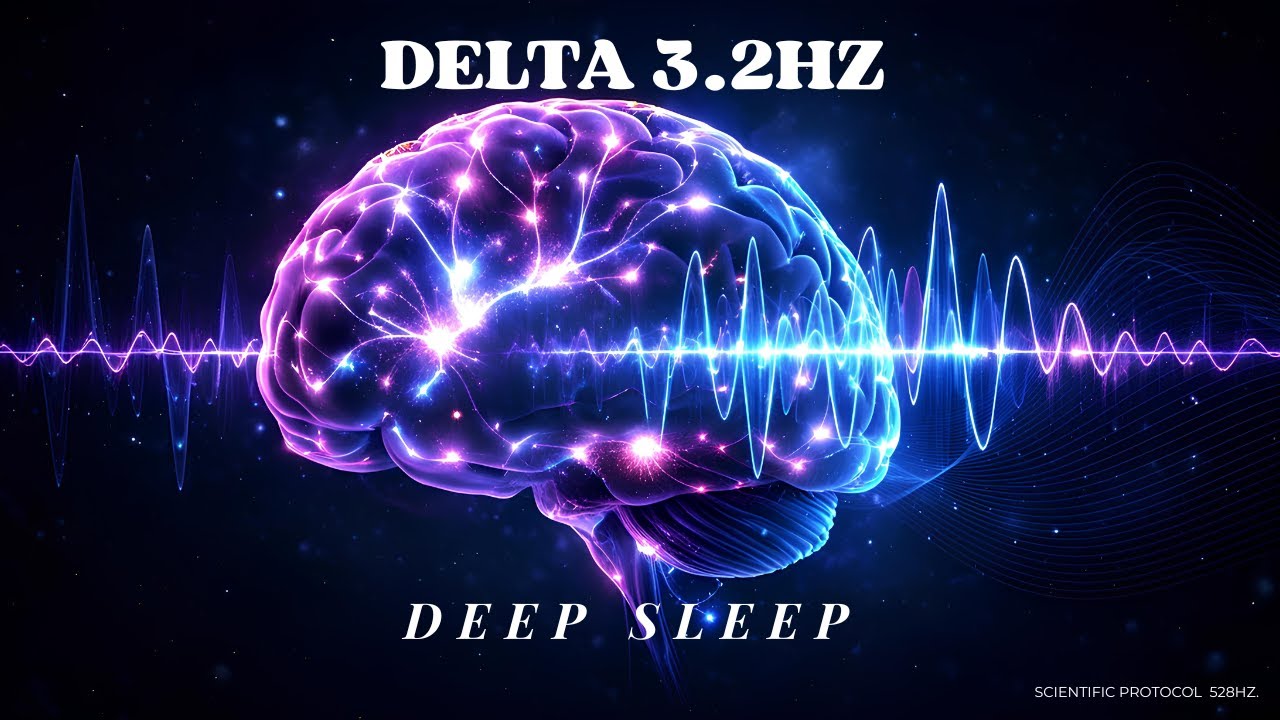 [SCIENTIFIC PROTOCOL] 3.2Hz DELTA WAVE + 528Hz | The DEEPEST Healing Sleep: Whole Body Regeneration