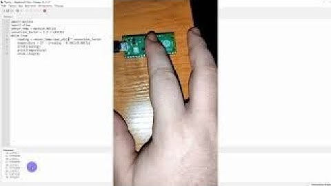 Python Урок №4 - Включение встроенного датчика температуры на Raspberry Pi Pico#Raspberry