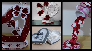 أفكار مميزة لهدايا عيد الحب/ اعمال يدوية بورق الفوم/ DIY Valentine's/Idee per san vlentino