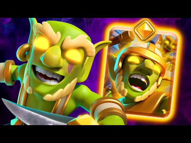Clash Royale] The newly implemented Hero Goblin from this season