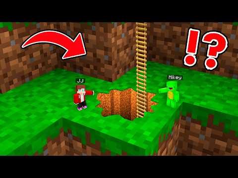 TINY Mikey and JJ Found Secret Tiny Tunnel in Minecraft ?!