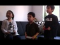 Gino, saerim och alex lirar Wii