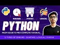 Part 3 - Types of Errors in Programming Languages | Python Complete Tutorial
