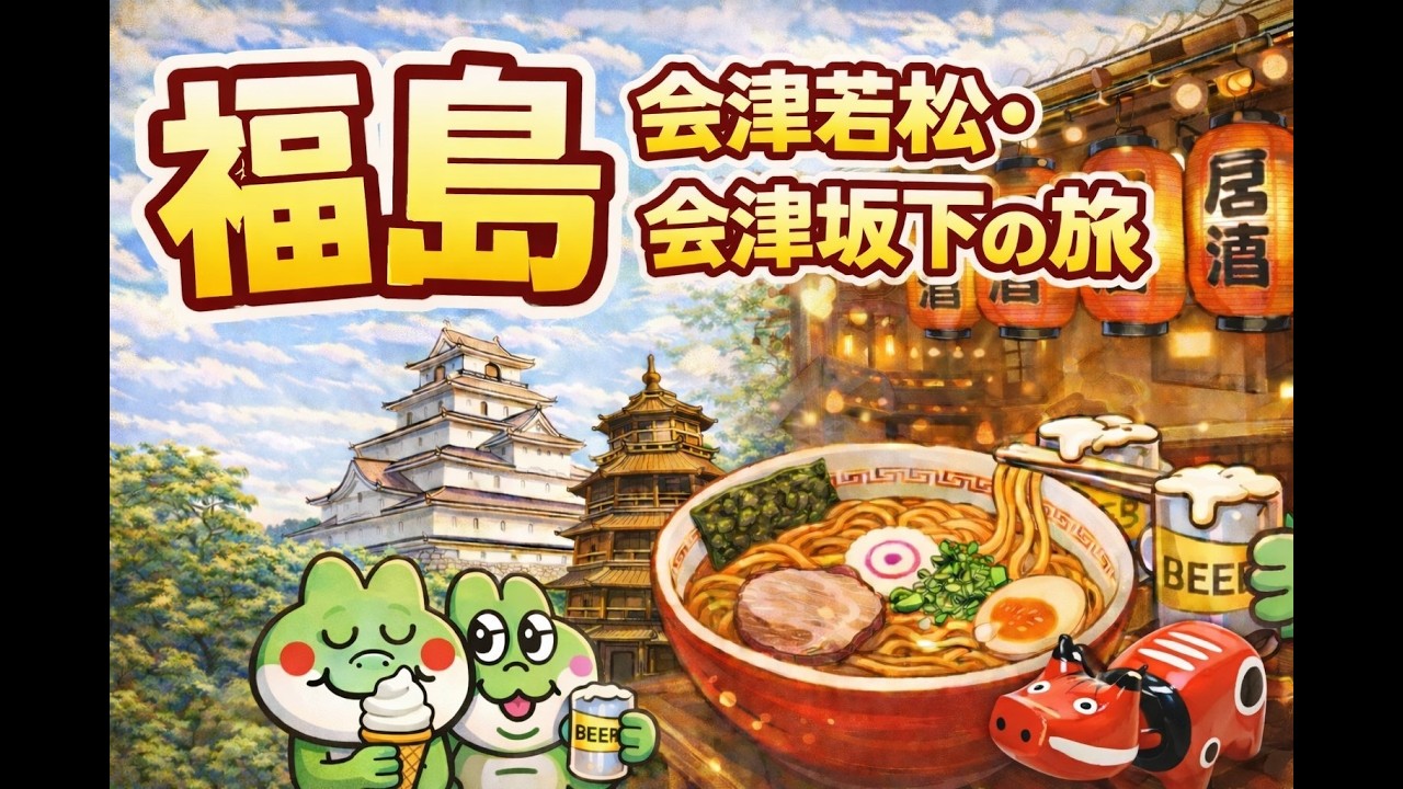 【夫婦で福島グルメ旅】会津若松・会津坂下で食べて飲んで大満足！