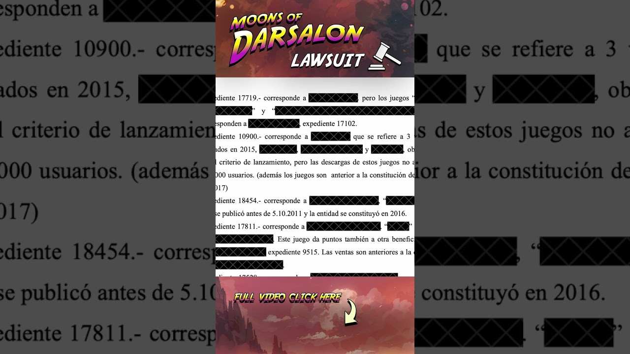 Devlog 2024 | Corruption in Government Grants | Moons of Darsalon Case | Podcast | Short_41