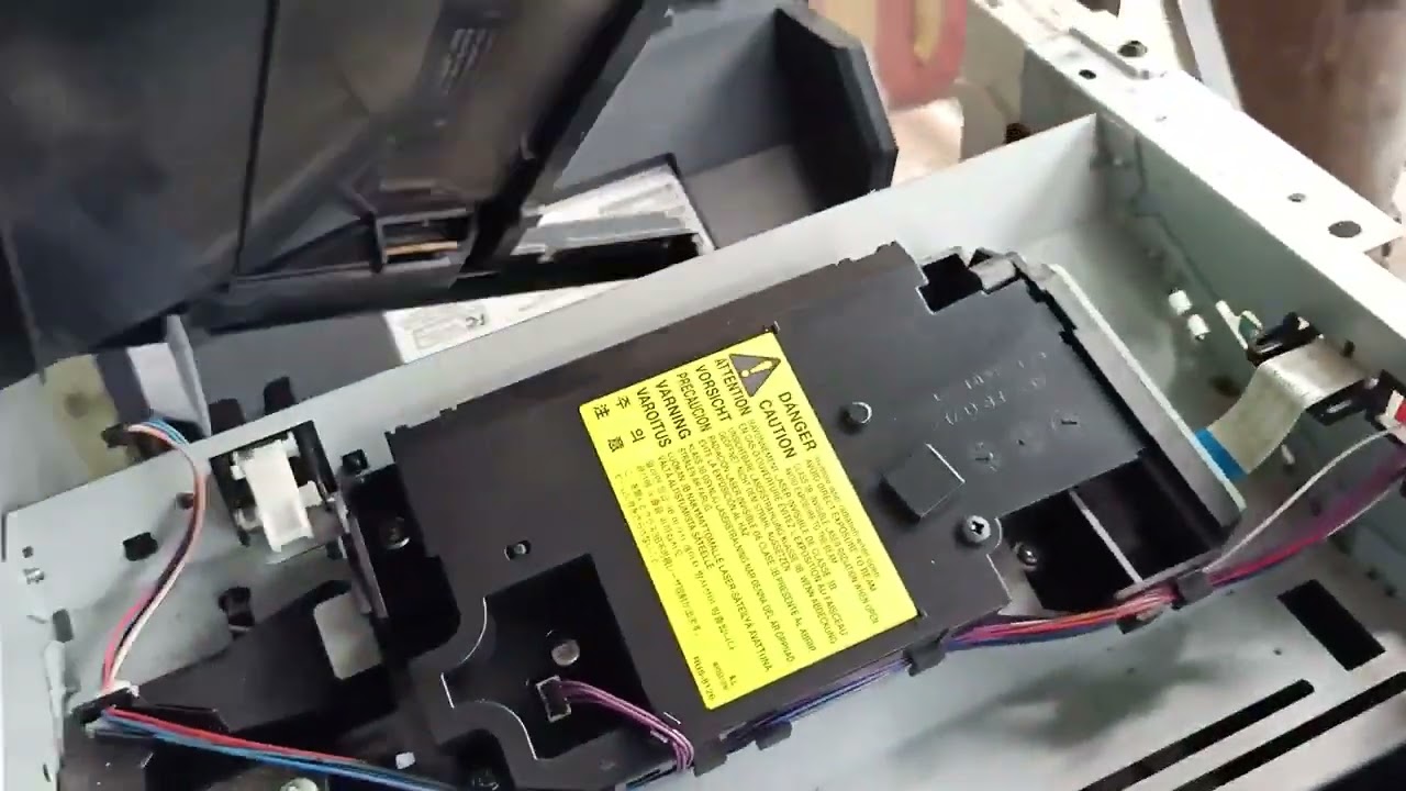How to disassemble hp 1320 print, tháo máy in hp 1320, thay bo lụa hp 1320