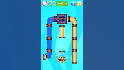 Save the Fish Level 34 | Pull the Pin | Mobile Games