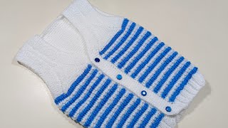 Baby Jacket Knitting Design For 1 to 2 Year Baby || Mamta Stitching tutorial # ‐ 652