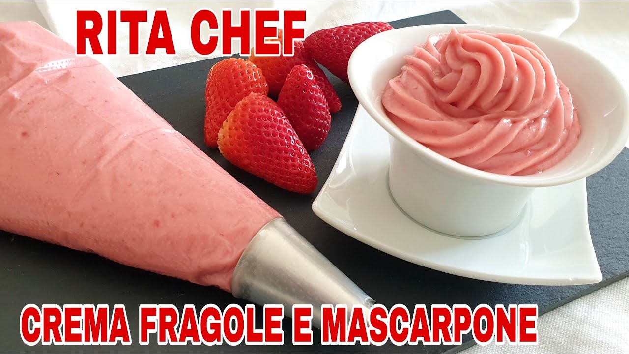 КРЕМ ОТ КЛУБНИКИ И МАСКАРПОНЕ🍓РИТА ШЕФ-ПОВАР