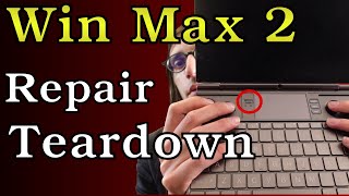 GPD Win Max 2 - Teardown (bottom) + Mouse-Gamepad switch repair