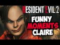 RESIDENT EVIL 2 FUNNY MOMENTS - CLAIRE