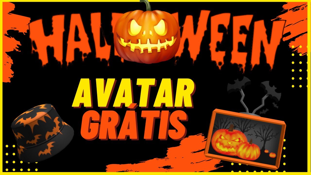 O MELHOR AVATAR GRÁTIS de HALLOWEEN 2020 e COMO FAZER SKINS de HALLOWEEN  BARATAS no ROBLOX 🎃😱 