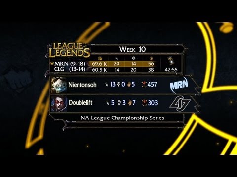 Recap: MRN v CLG - LCS 2013 NA Spring W10D3