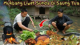 MAKAN BESAARR!!! LIWET SUNDA DI SAUNG TUA, IKAN PEDA, SAMBAL TERASI, LALAPAN MENTAH BIKIN NGILER