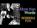 (EXTREME)MORE THAN WORDS GUITAR COVER