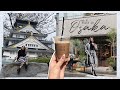 A Rainy Day At Osaka Castle + Trendy Orange Street 🏯🍊  | Solo Travel Japan Vlog