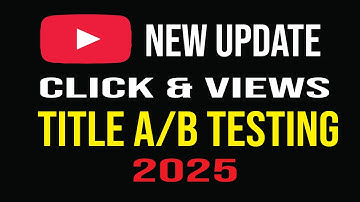 Youtube title AB Testing | AB testing is here | AB testing On | Ab thumbnail testing feature
