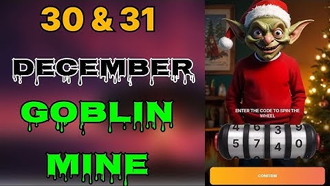 Goblin mine game code 31 December | Goblin Mine Game gift bags Code | Goblin Mine Game Daily Code |