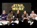 STAR WARS: THE FORCE AWAKENS Full Press Conference Part #1 (2015) Carrie Fisher