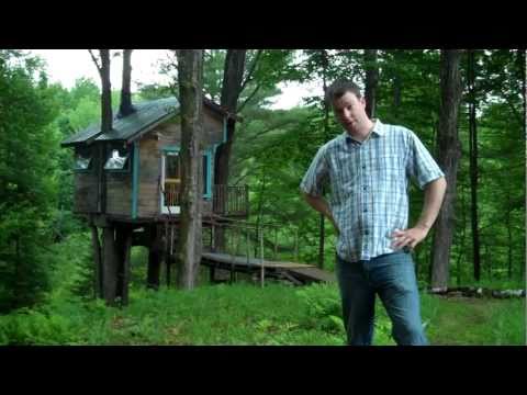 Tiny house/cabin in the trees-The fern forest treehouse- (Relaxshacks.com/treefort