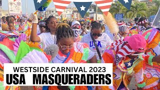 USA 🇺🇸 MASQUERADERS WESTSIDE CARNIVAL 2023 AWESOME PERFORMANCE IN TAKORADI-GHANA 🇬🇭