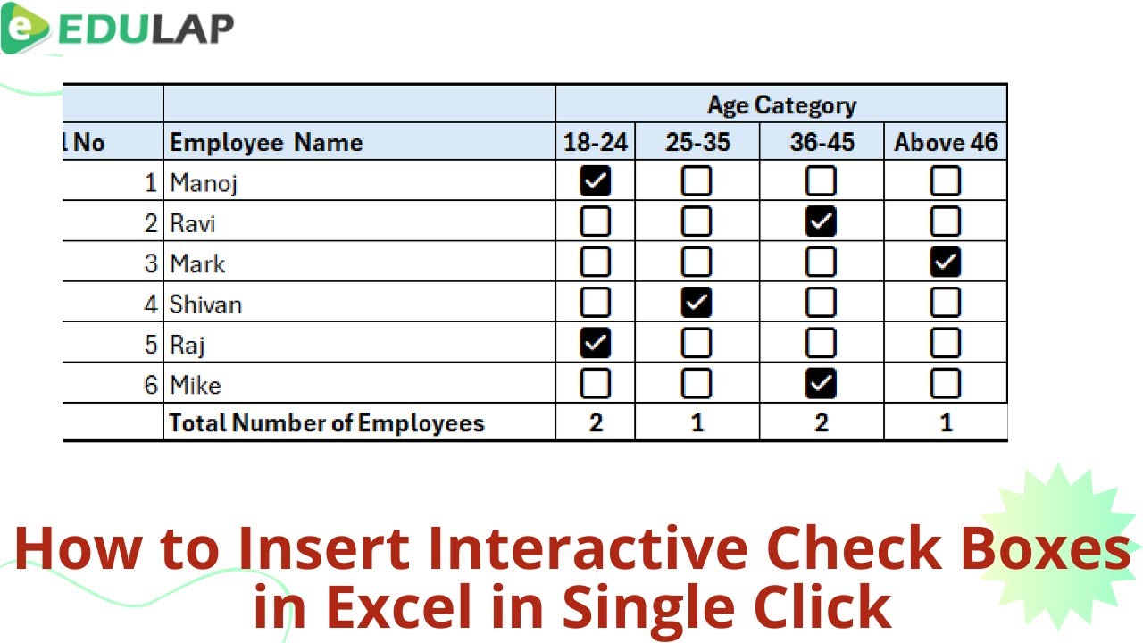 How To Insert Interactive Check Box In Excel In Single Click YouTube how-to-insert-interactive-check-box-in-excel-in-single-click-youtube