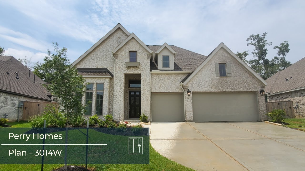Perry Homes 3014W Inventory Home Tour Tavola YouTube