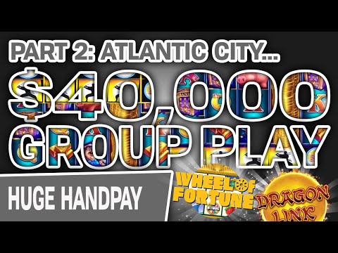 🥈 Part 2: $40,000 GROUP PLAY 🐷 Piggy Bankin’, Dragon Link, Wheel of Fortune, & MORE!