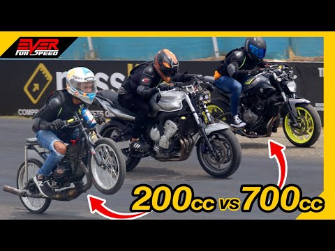 Qualy ⏱️ Yamaha RX 186 🆚 Yamaha MT-07 🆚 Yamaha FZ6 🔥 DRAG RACES Barranquilla 2023