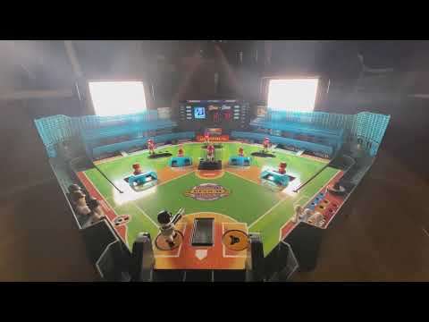 Japanese baseball board game (Using my led light as night lighting) | 野球盤桌遊 3D ACE EPOCH