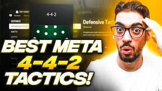 THE BEST META 442 FORMATION & CUSTOM TACTICS FOR EAFC 24 ULTIMATE TEAM