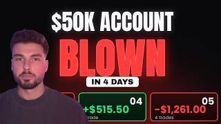 I Blew My $50K Tradeify Account in 4 Days (Full Breakdown)