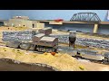 N scale union pacific and santa fe railroad layout update 62023