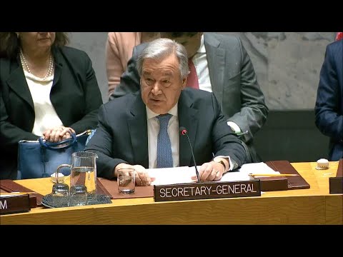 UN Committed To Supporting Palestinians \u0026 Israelis To Resolve Conflict - UN Chief