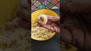 Easy Diwali Sweet / Suji Ladoo Recipe in 10 Mins | Rava/Semolina Laddu Recipe | shorts shortvideo