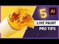 How to Use Live Paint in Illustrator - 5 Pro Tips