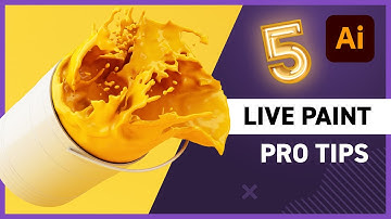 How to Use Live Paint in Illustrator - 5 Pro Tips